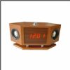 Digital Wooden Clocd   With Speaker
